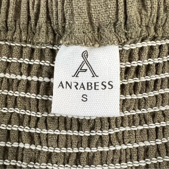 Anrabess Linen Blend Wide Leg High Waist Palazzo Pants Size S - Picture 4 of 8